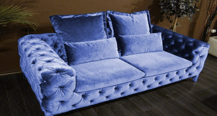 Как зашить велюровый диван