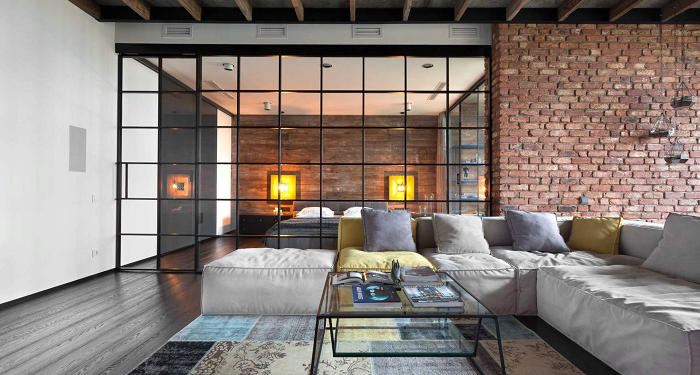 Отделка интерьера с помощью металла