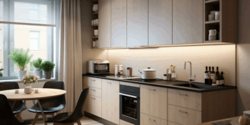 Ремонту следует подвергать и стандартные кухни