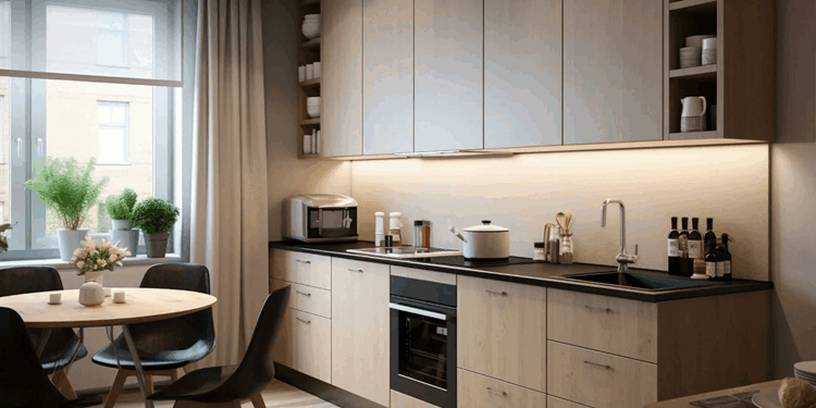 Ремонту следует подвергать и стандартные кухни