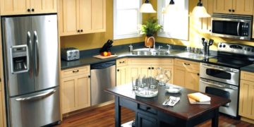 Варианты расстановки мебели и бытовой техники на кухне