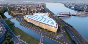 Как выполняется строительство на Охтинском мысу