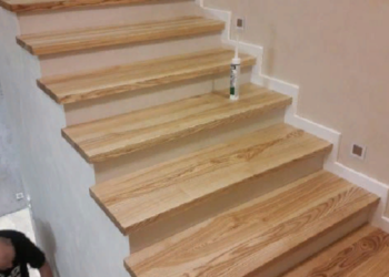 Монтаж деревянных ступеней для лестниц и советы