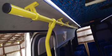 Требования к выбору и установке поручней для автобусов