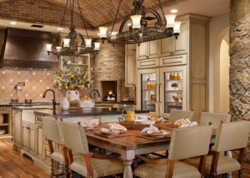 Достоинства и идеи оформления кухни в стиле рустик