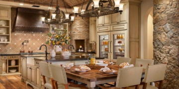 Достоинства и идеи оформления кухни в стиле рустик