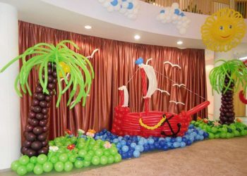 Интересные идеи оформления праздника воздушными шарами