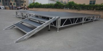 Как собрать и установить подиум на металлическом каркасе?