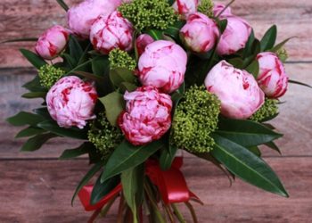 Собираем букет из пионов: советы по составлению композиции