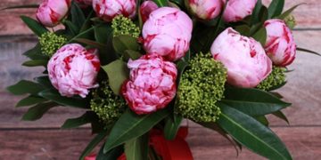 Собираем букет из пионов: советы по составлению композиции