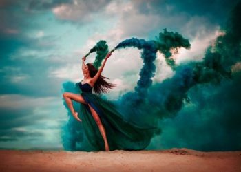 Преимущества цветного дыма и его использование на фотосессии