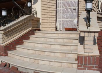 Бетонные ступени с клинкерной облицовкой: достоинства покрытия