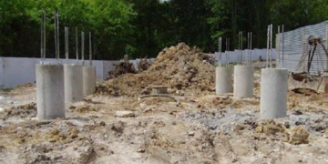 Технология устройства буронабивных свай с обсадной трубой