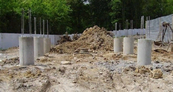 Технология устройства буронабивных свай с обсадной трубой