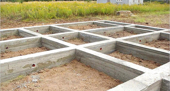 Правила и этапы монтажа сборного фундамента