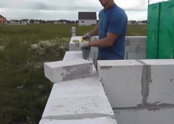 Особенности и технология кладки газобетонных блоков