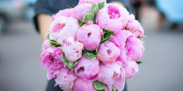 Букет из пионов: идеи оформления и советы