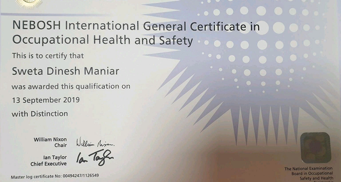 Международный сертификат NEBOSH: понятие и правила получения