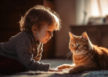 Коти і діти: як подружити пухнастого улюбленця з найменшими членами родини