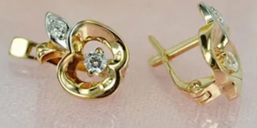 Золотые серьги для девушки: виды и советы по выбору