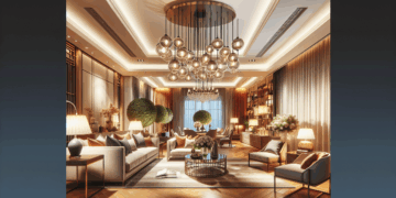 Как выбрать люстру и потолочные светильники под один стиль