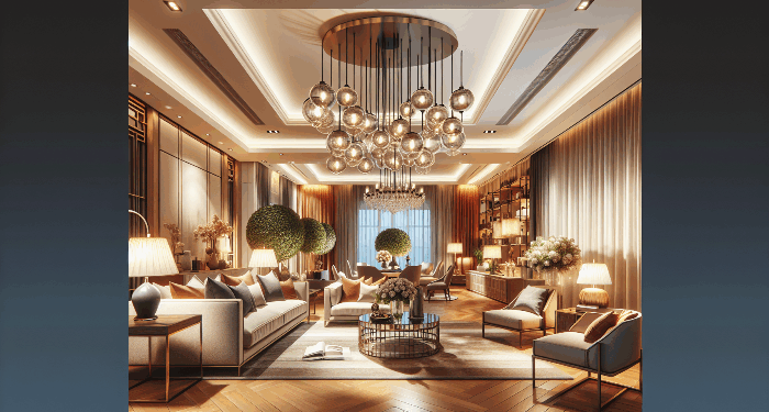 Как выбрать люстру и потолочные светильники под один стиль