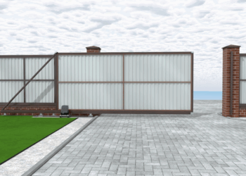 Производство и установка откатных ворот для частных территорий и промышленных объектов