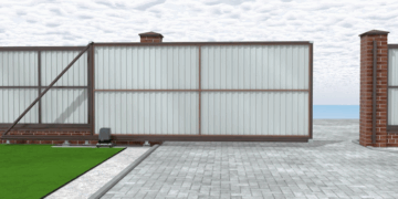 Производство и установка откатных ворот для частных территорий и промышленных объектов