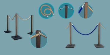 Красота и практичность: организуем пространство в магазине с помощью мобильных ограждений