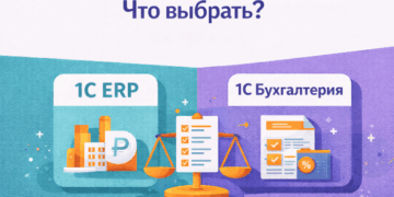 1С ERP или 1С Бухгалтерия: в чём разница и что выбрать